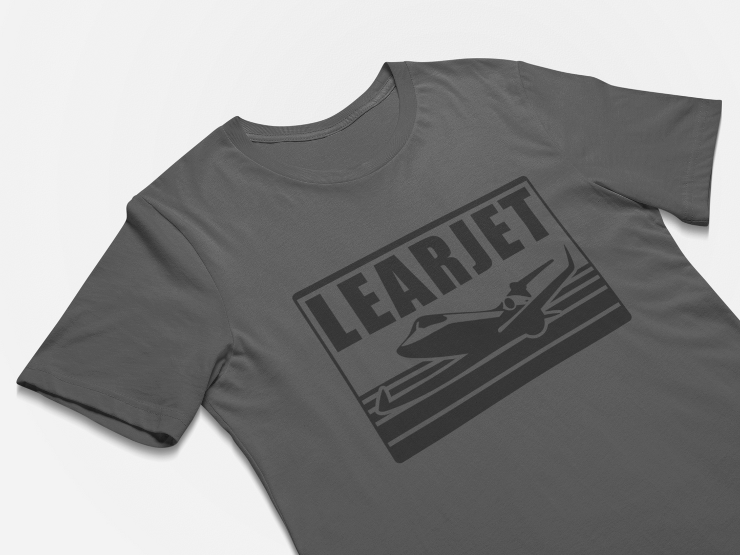 Learjet Business Jet Retro Logo