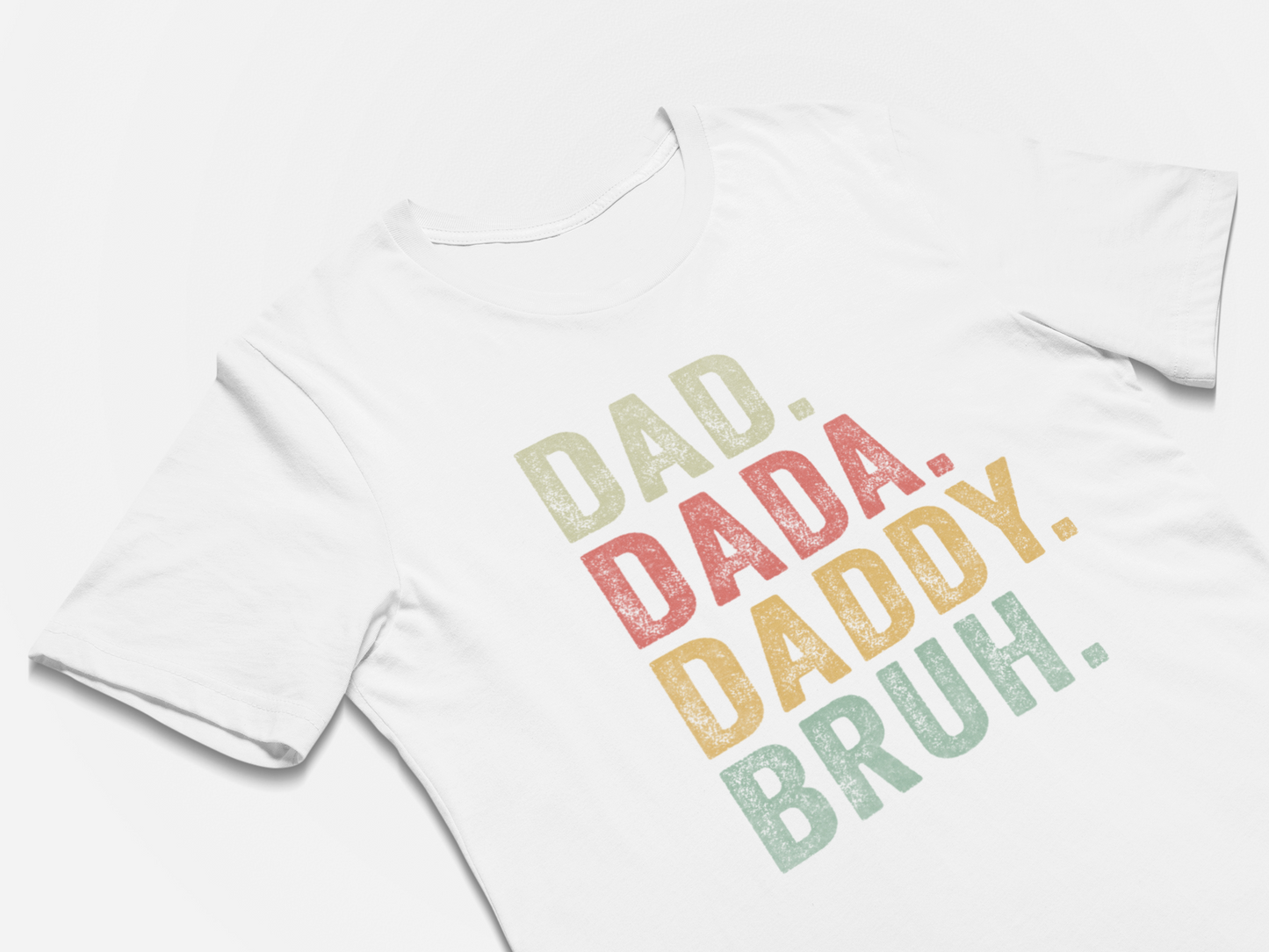 Dad Dada Daddy Bruh Funny Tshirt Gifts for Fathers Day