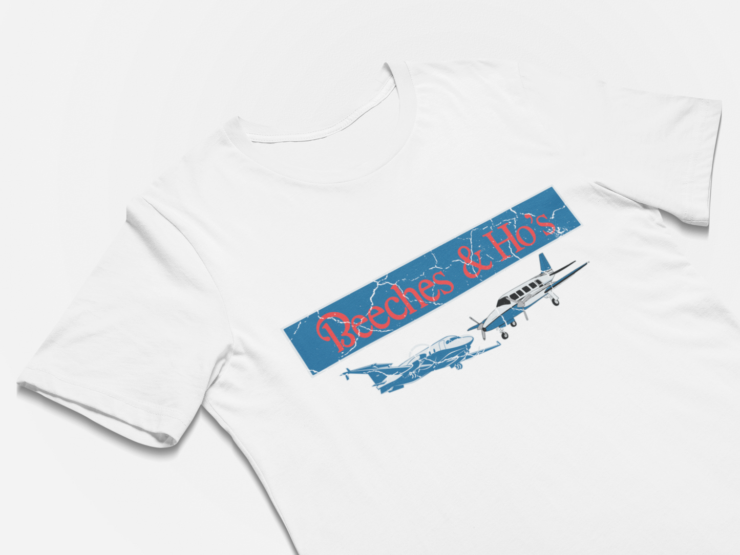 Beeches & Ho's Funny Aviation Shirt - Beechcraft and Piper Navajo