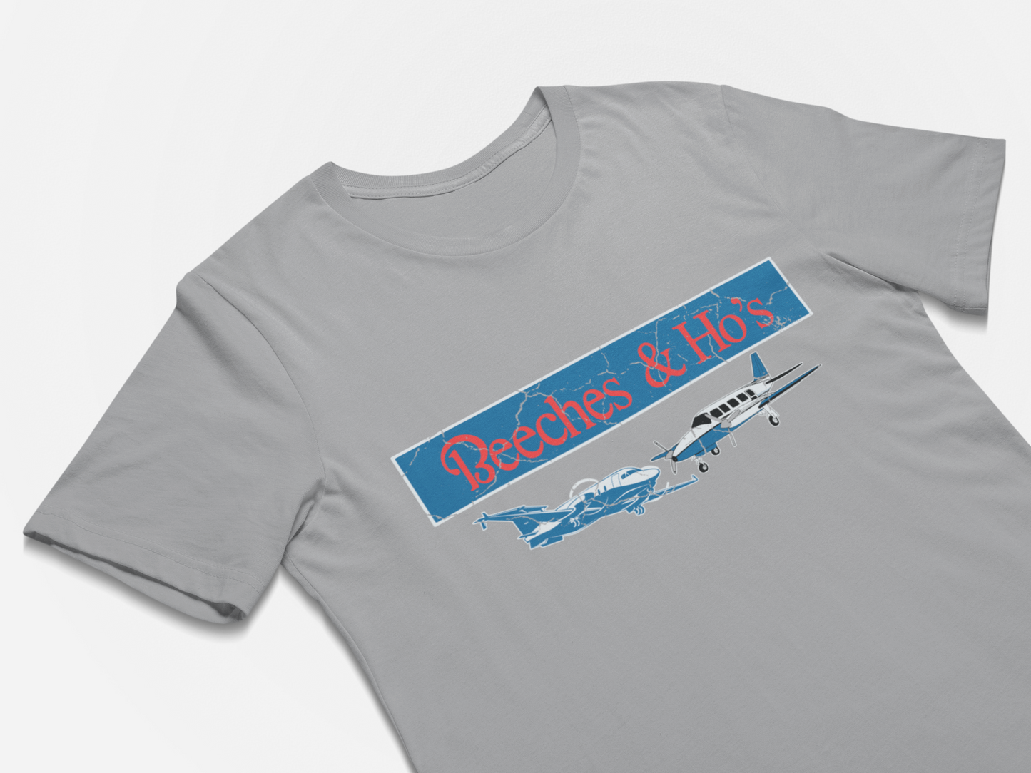 Beeches & Ho's Funny Aviation Shirt - Beechcraft and Piper Navajo