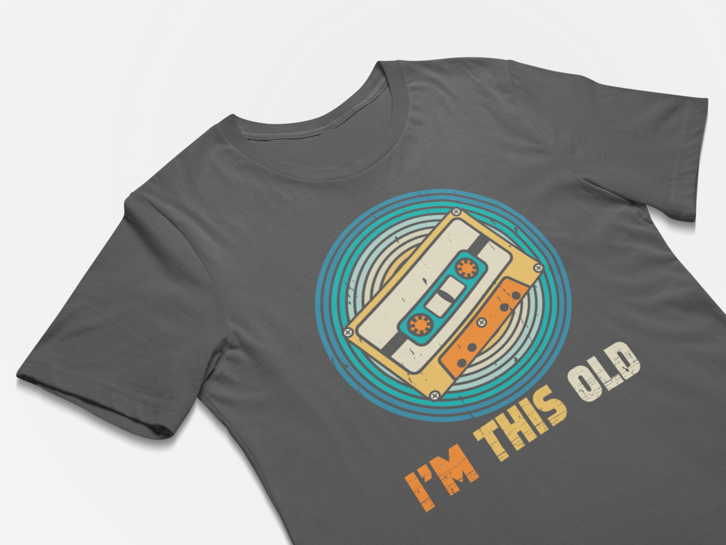 I'm This Old - 80's Mixed Tape Funny Retro Shirt