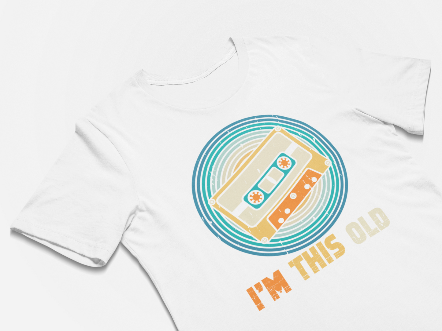 I'm This Old - 80's Mixed Tape Funny Retro Shirt