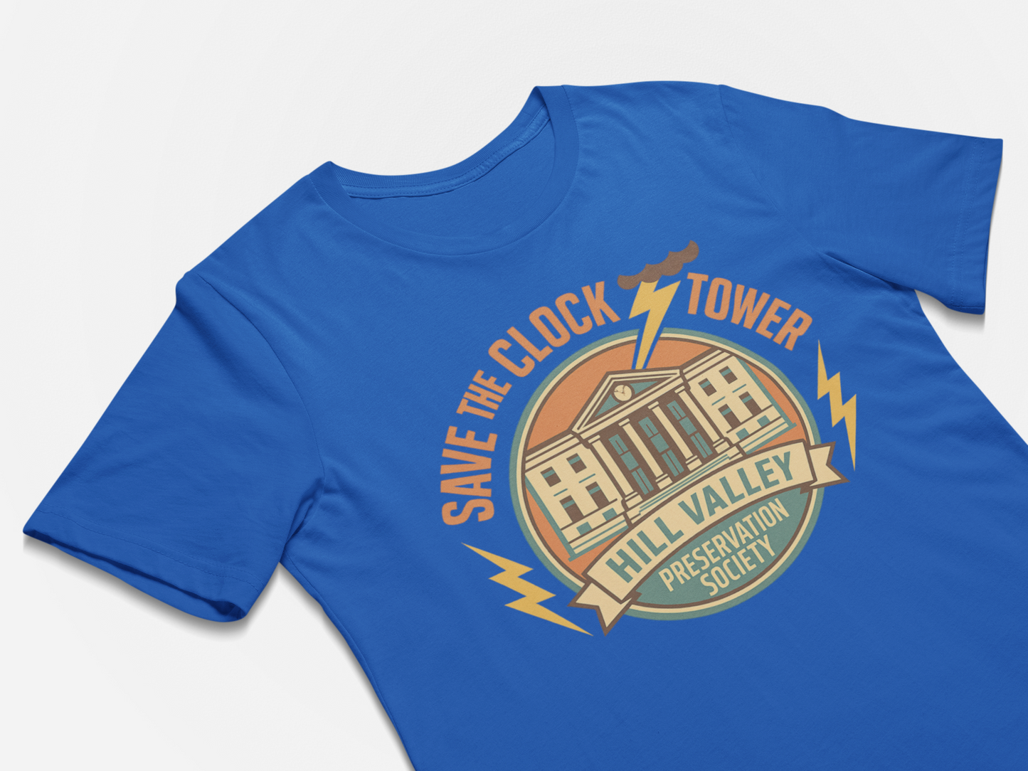 Save The Clock Tower 80 Retro Movie Funny Tshirts