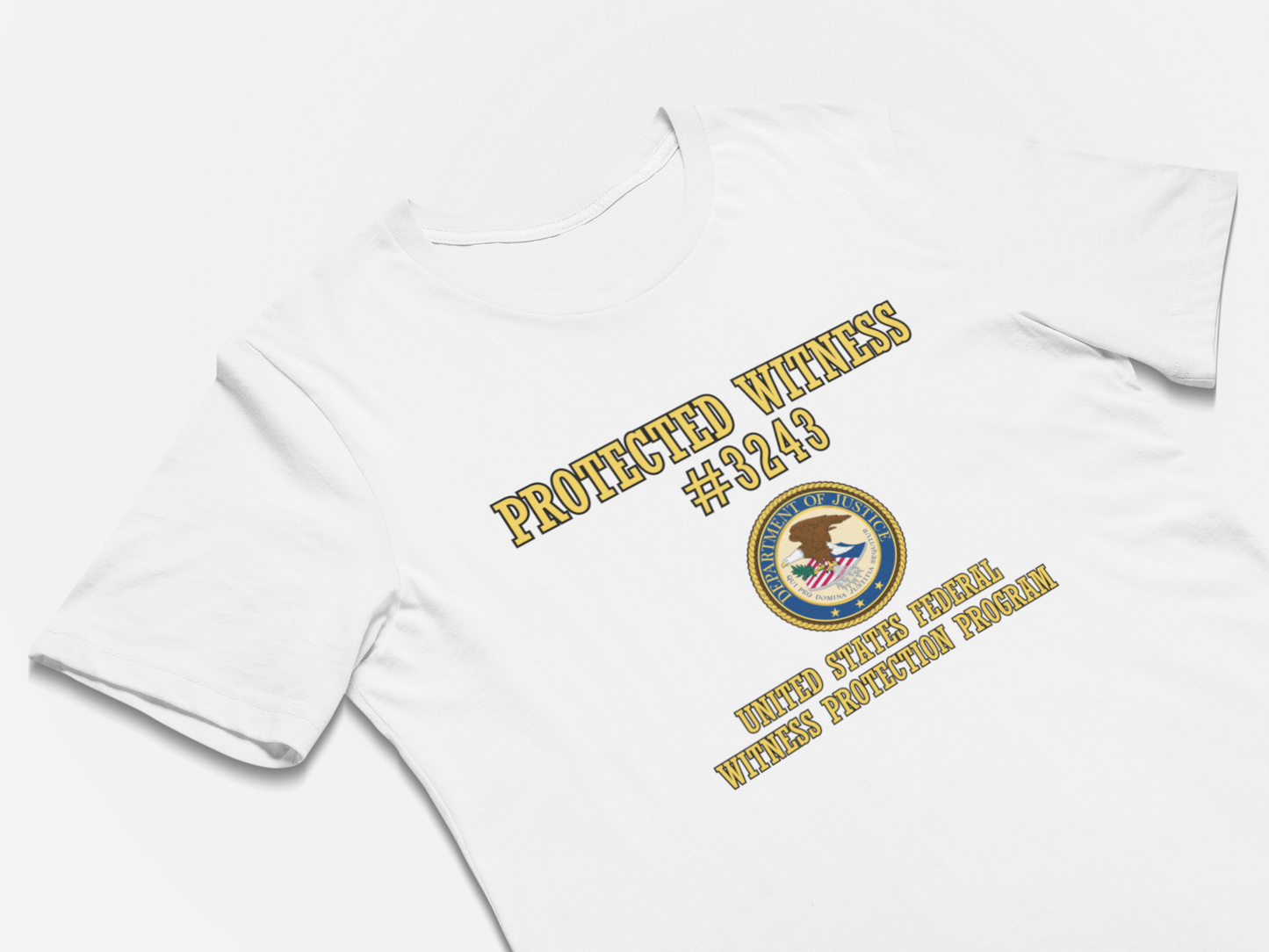 Protected Witness - Funny Witness Protection T-Shirt