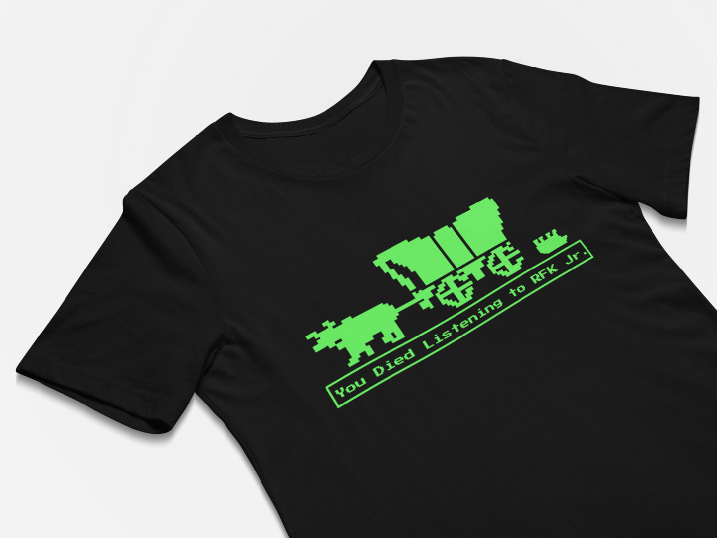Oregon Trail Funny Tee Anti RFK Jr Bear Central Park Story Anti Trump T-Shirt
