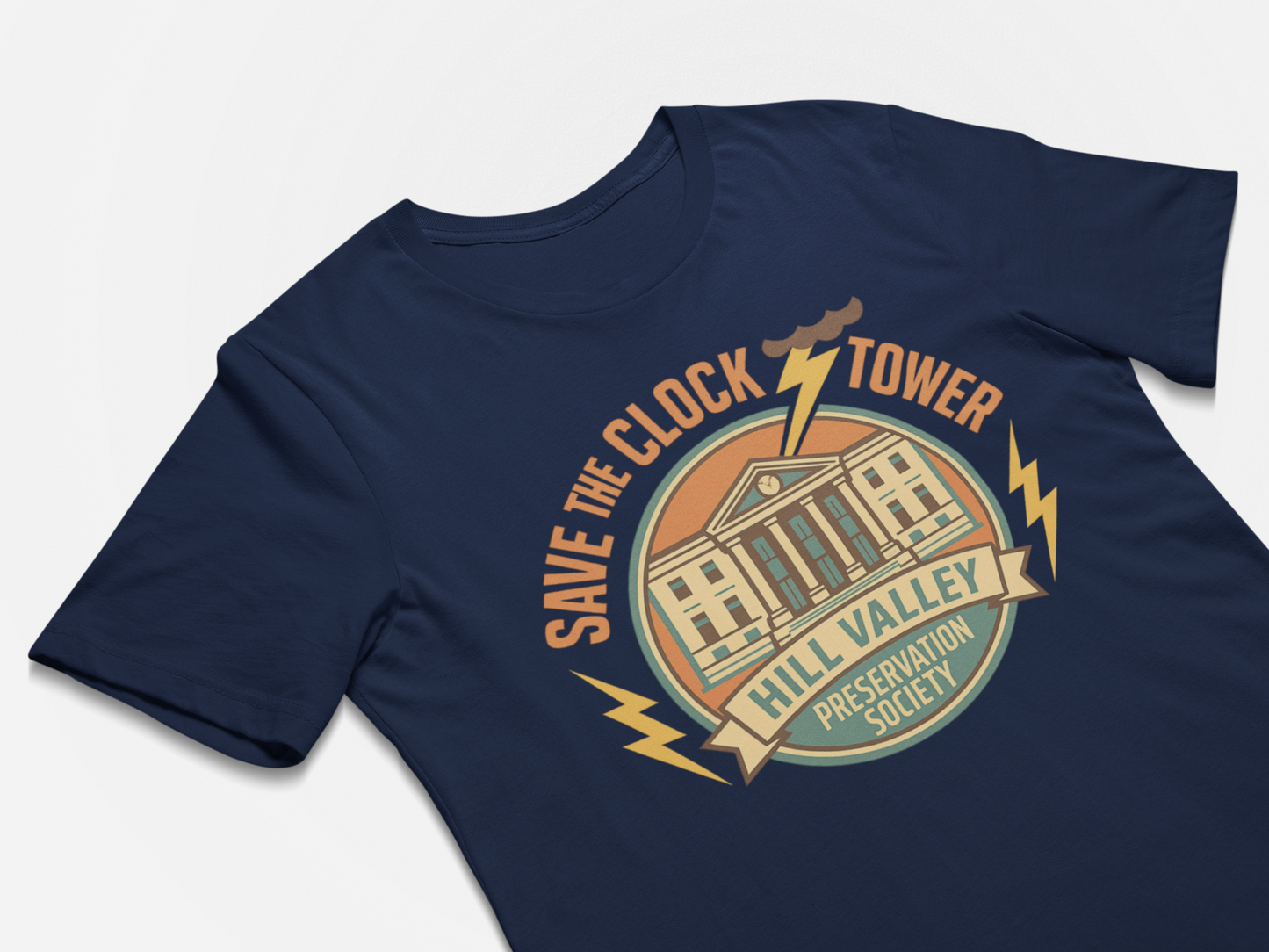 Save The Clock Tower 80 Retro Movie Funny Tshirts