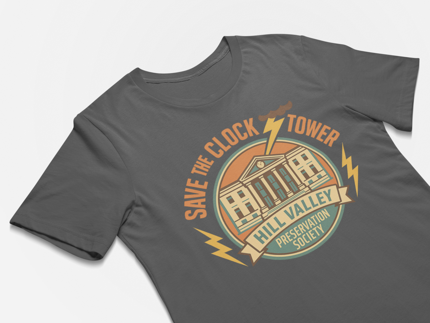 Save The Clock Tower 80 Retro Movie Funny Tshirts