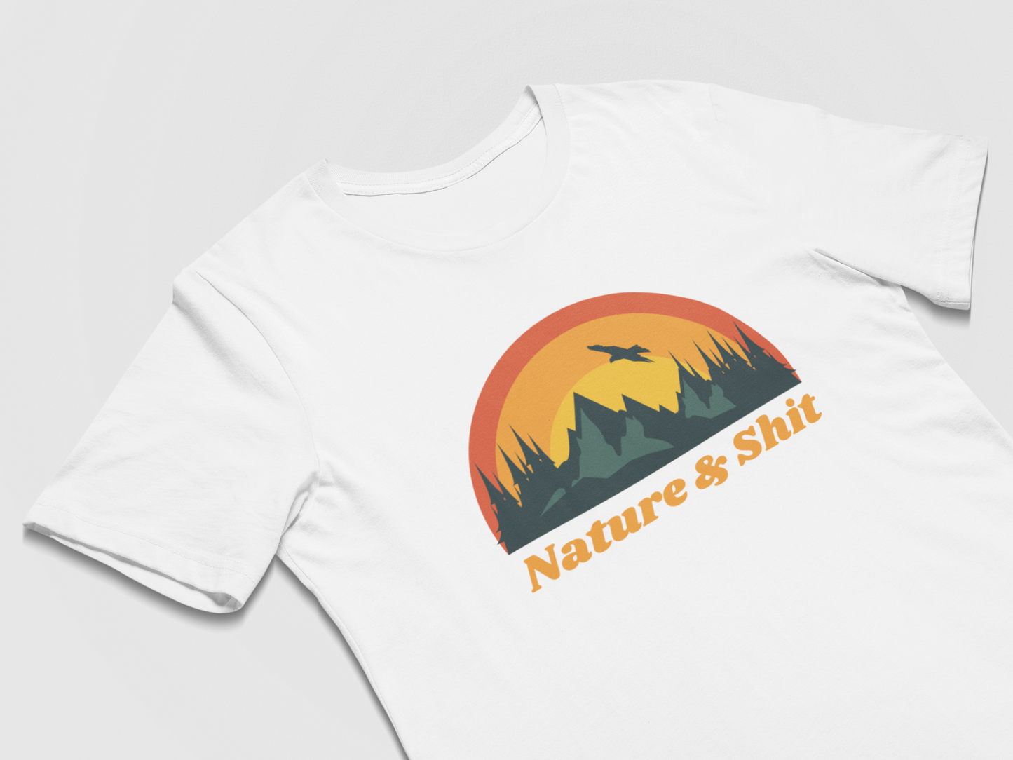 Nature & Sh$% - Funny Outdoors Shirts for Hikers