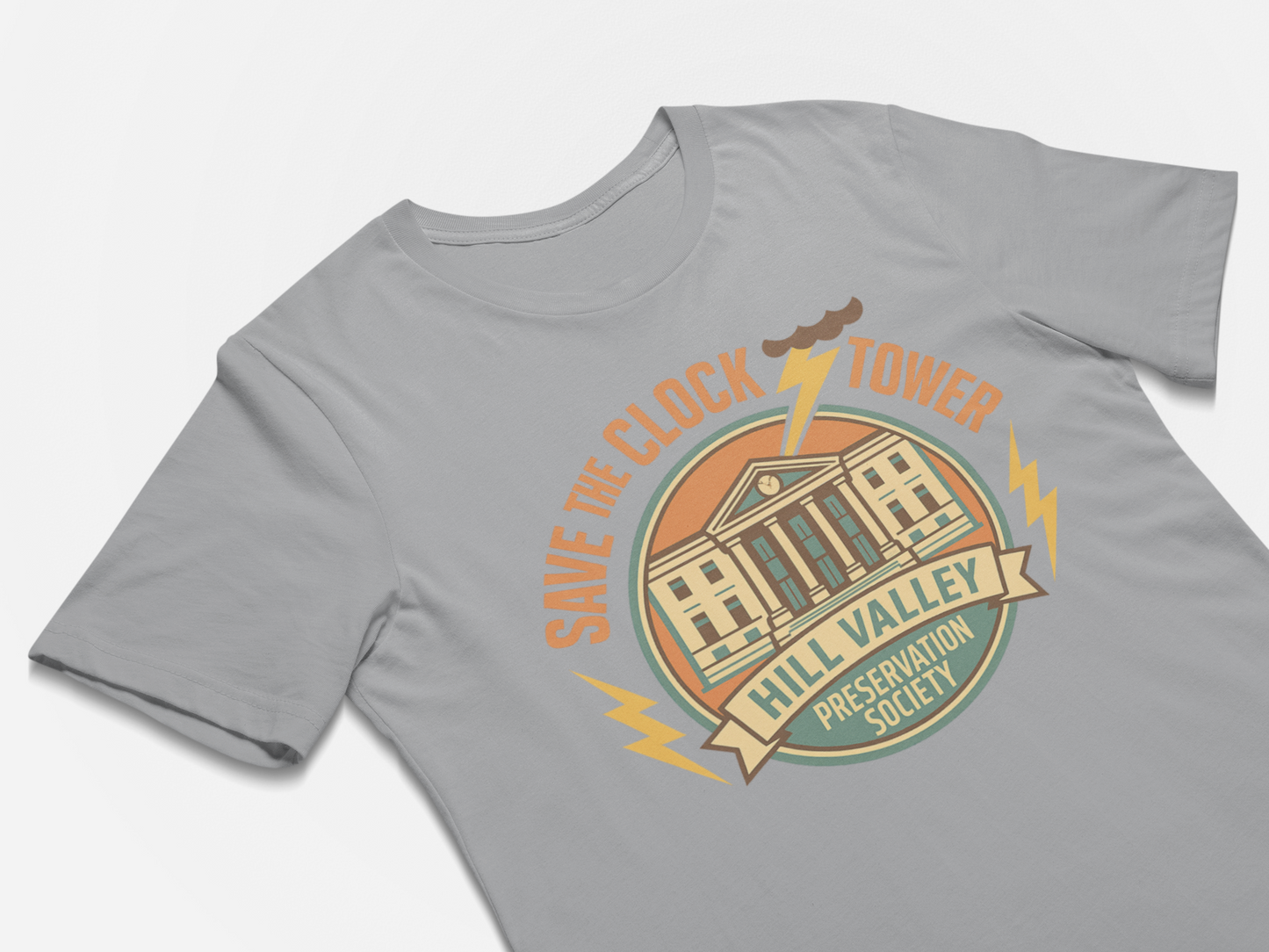 Save The Clock Tower 80 Retro Movie Funny Tshirts