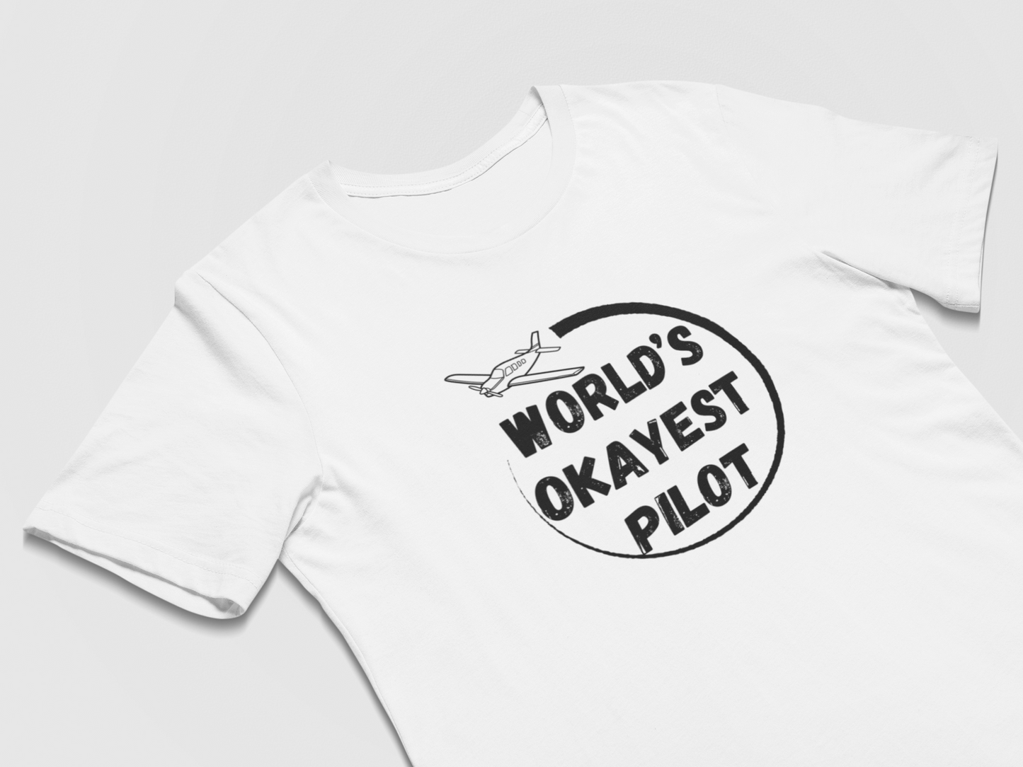Pilots Gift T-Shirts - World's Okayest Pilot