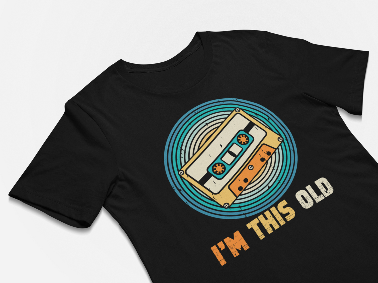 I'm This Old - 80's Mixed Tape Funny Retro Shirt