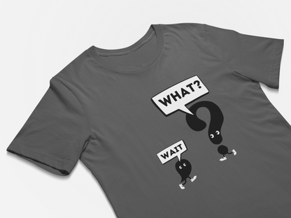 Funny Grammar Punctuation T-Shirt Wait What?