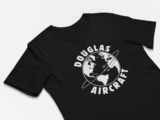 Retro Aircraft Maker Douglas Aircraft Logo Shirt