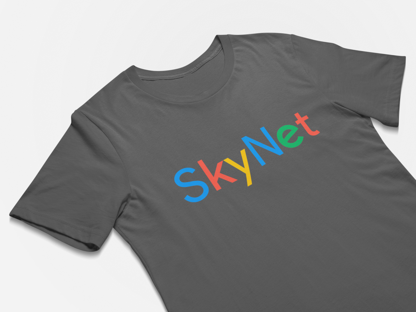 SkyNet Terminator Movie Funny Google Spoof Logo