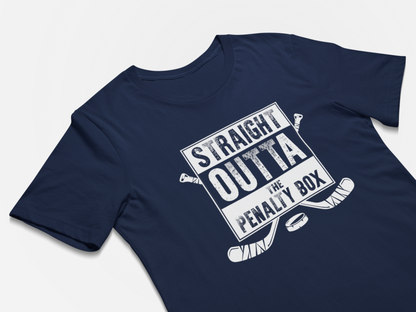 Straight Outta The Penalty Box - Funny Hockey Shirt