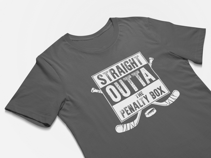 Straight Outta The Penalty Box - Funny Hockey Shirt