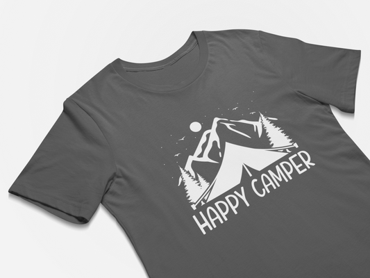 Happy Camper - Outdoors Camping Lover T-Shirt