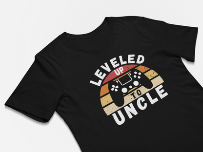 Leveled Up To Uncle - Fun Gamer New Uncle Shirt