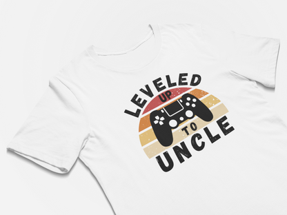 Leveled Up To Uncle - Fun Gamer New Uncle Shirt