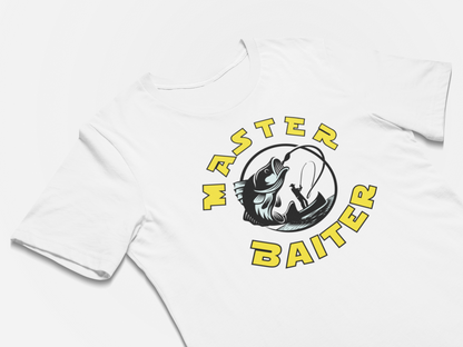 Funny Fishing T-Shirts Master Baiter Fishing