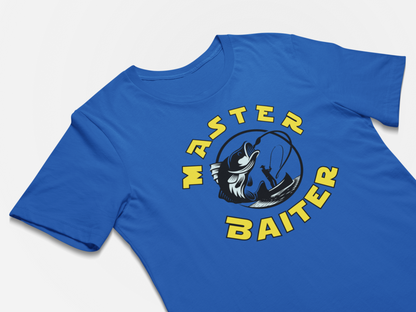 Funny Fishing T-Shirts Master Baiter Fishing