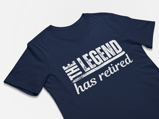 Retirement Gift T-Shirts, Retirement Gift for Dad, Gifts for Him, The Legend Has Retired T Shirt, Funny Retirement Gifts for Men and Women,