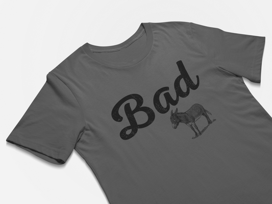 Funny T-Shirt Bad Ass Donkey Shirt Unique Tshirts