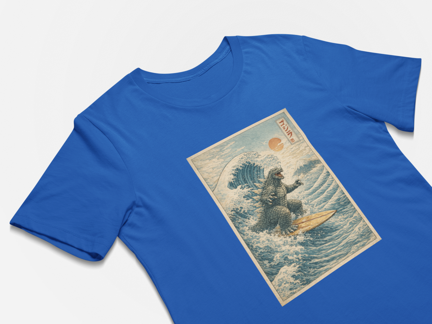 Surfing Ukiyo-e Style Japanese Art T-Shirt