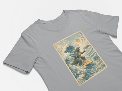 Surfing Ukiyo-e Style Japanese Art T-Shirt