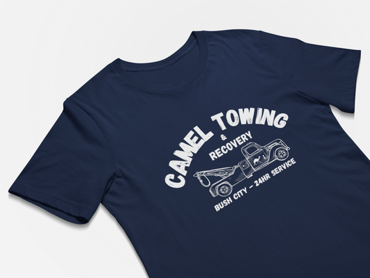 Camel Towing & Recovery Funny Tow Truck Company Shirt