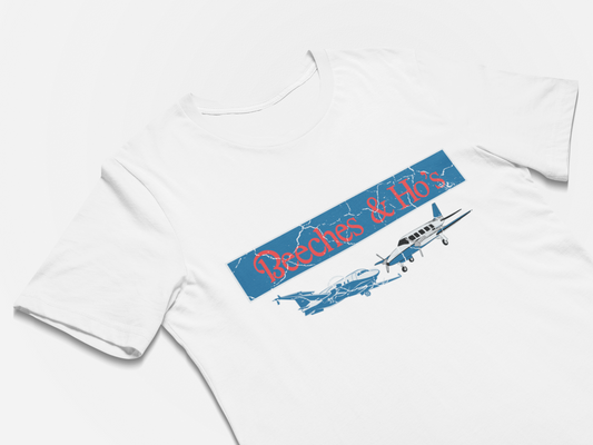 Beeches & Ho's Funny Aviation Shirt - Beechcraft and Piper Navajo