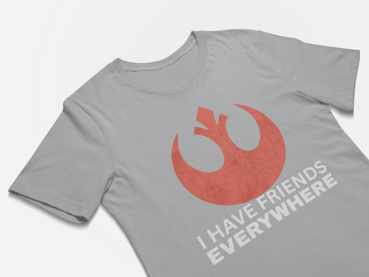 Andor I Have Friends Everywhere Rebel Alliance Star Wars T-Shirt