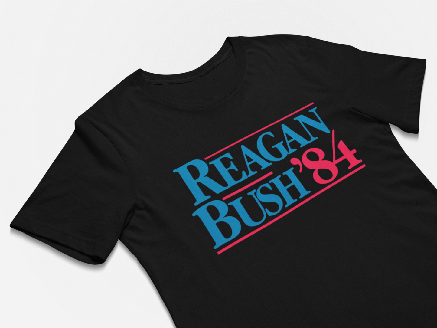 Reagan Bush 84 Presidential Campaign T-Shirt  American Politics