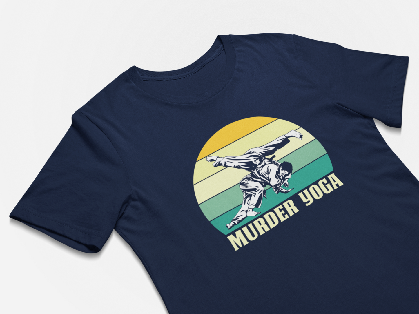 Murder Yoga Funny BJJ MMA Fighter Fan T-Shirt