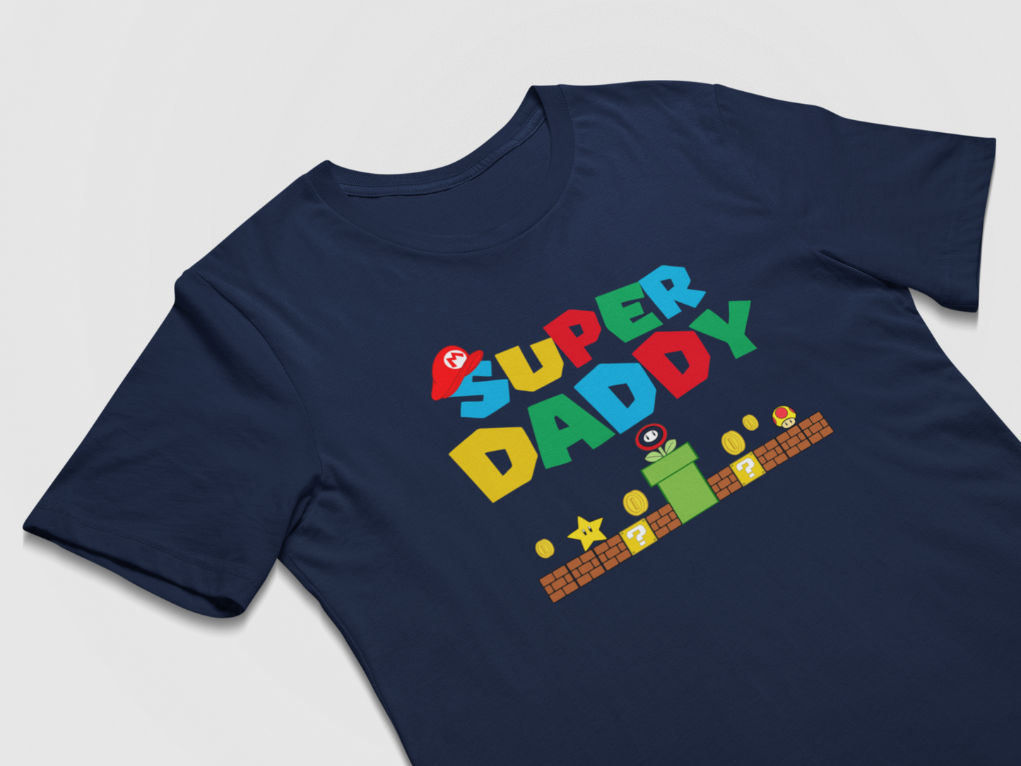 Super Daddy - Mario Fathers Day Gift T-Shirt