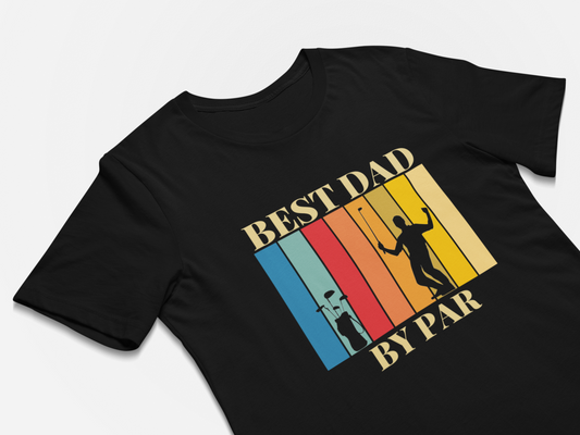 Best Dad By Par Fathers Day Golf Shirt