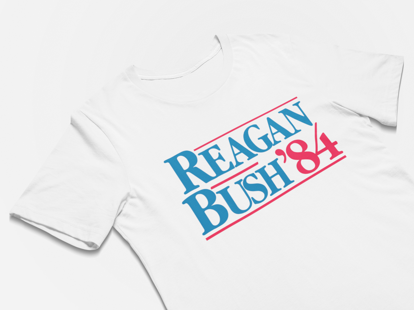 Reagan Bush 84 Presidential Campaign T-Shirt  American Politics