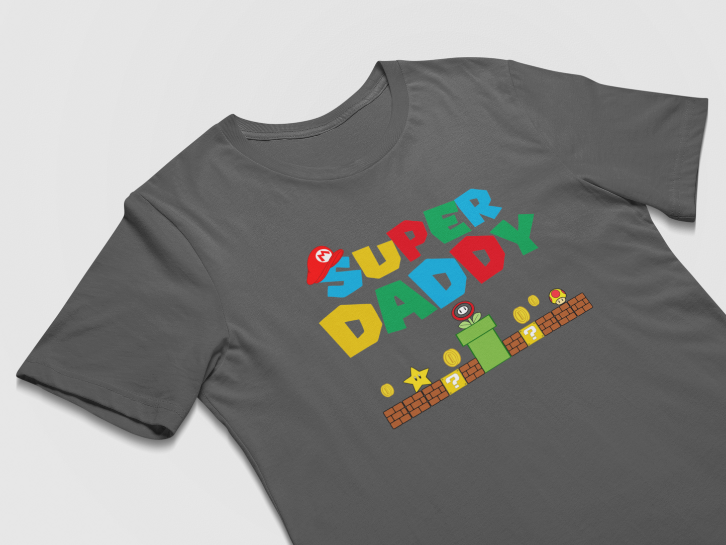 Super Daddy - Mario Fathers Day Gift T-Shirt