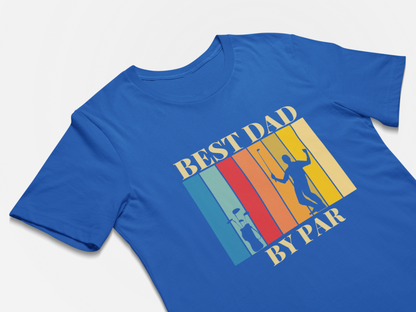 Best Dad By Par Fathers Day Golf Shirt