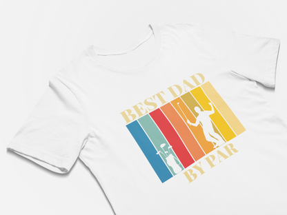 Best Dad By Par Fathers Day Golf Shirt