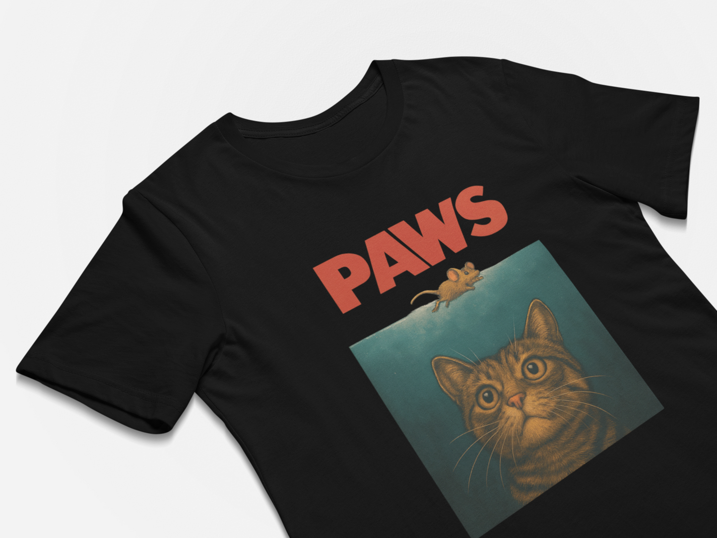 Paws Jaws Cat Fun T-Shirt Funny shirt Funny Cat Owner T-Shirt Gifts