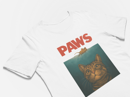 Paws Jaws Cat Fun T-Shirt Funny shirt Funny Cat Owner T-Shirt Gifts
