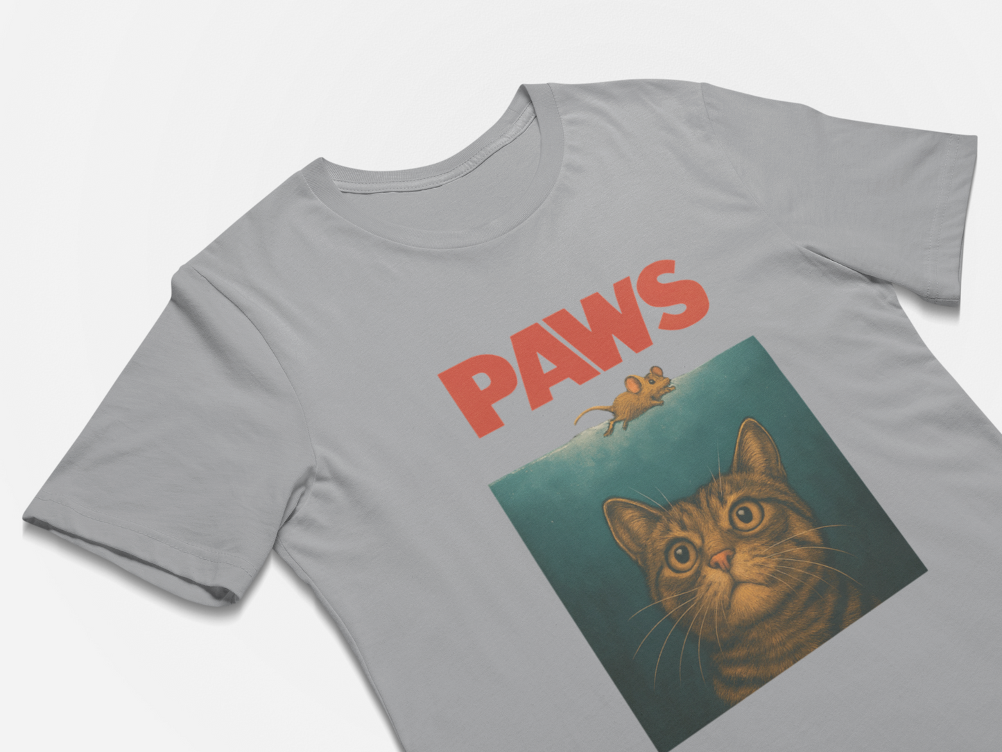 Paws Jaws Cat Fun T-Shirt Funny shirt Funny Cat Owner T-Shirt Gifts