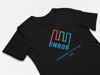 Enron Accountant of the Year 2001 - Fun Accountant T-Shirts