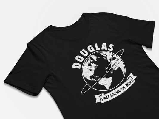 Pilot T-Shirts Douglas Aircraft Company First Around The World