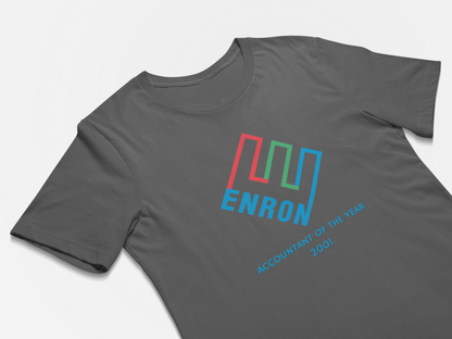 Enron Accountant of the Year 2001 - Fun Accountant T-Shirts