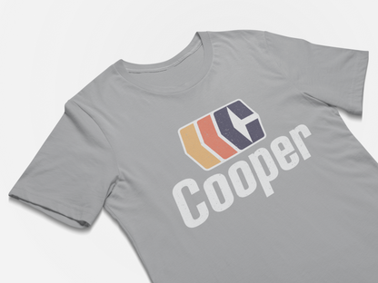 Hockey Player Gift T-Shirt Cooper Retro Hockey Logo