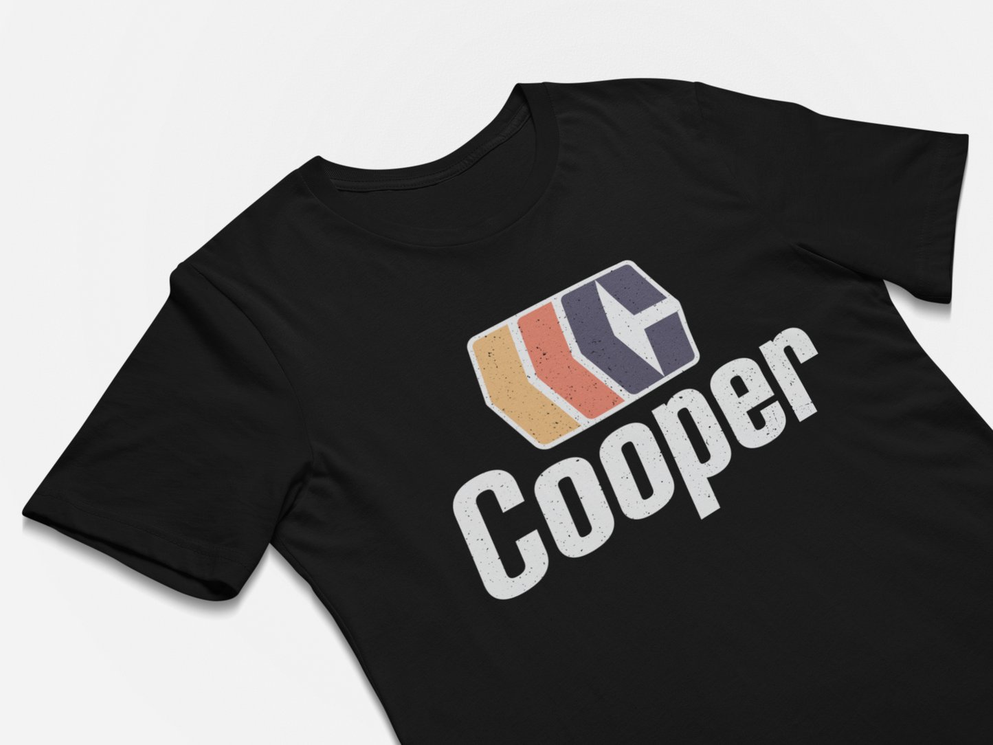 Hockey Player Gift T-Shirt Cooper Retro Hockey Logo