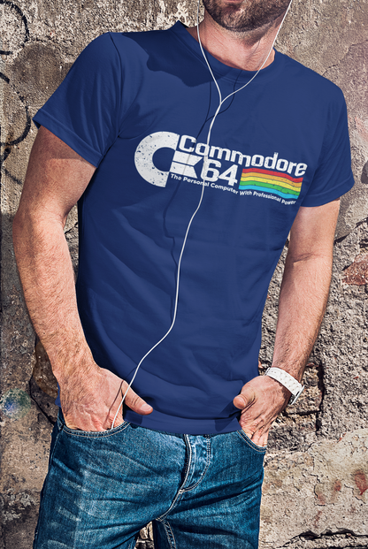 Commodore 64 Classic Computer Maker Logo T-Shirt
