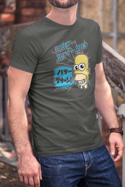 Mr Sparkle Homer Simpson Japanese Commercial Shirt